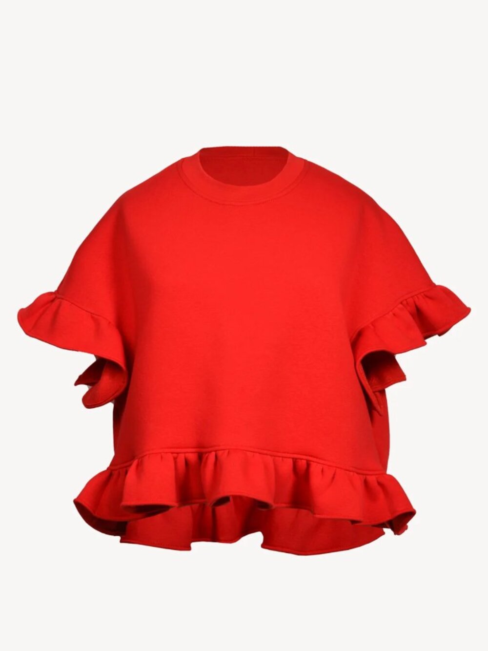 Ioana Ciolacu Red Peony Blouse